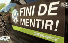 กรีนพีซประท้วงหน้าสำนักงานโฟล์คสวาเกน