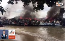 ​ระทึก! ไฟไหม้เรือสปีดโบ๊ท วอดทั้งลำ บาดเจ็บ 1 ราย