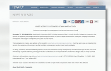 Hyatt โดนจารกรรมข้อมูลลูกค้า