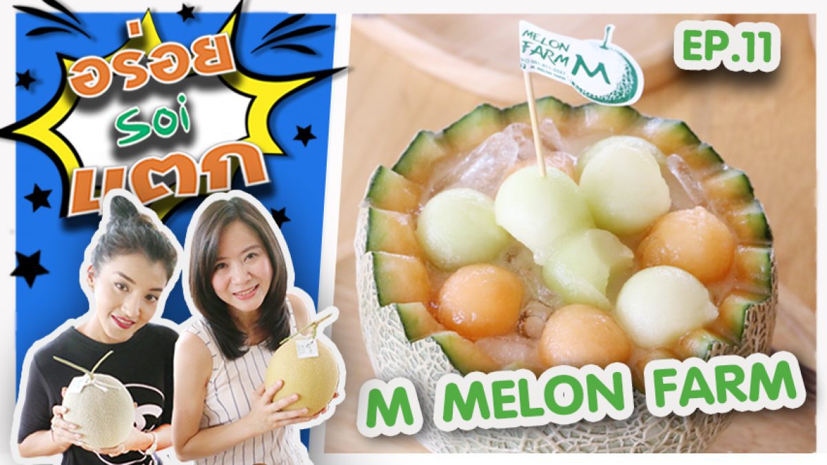 "อร่อยซอยแตก" ชวนชิม ร้าน M Melon Farm เมนูอร่อยยั่วน้ำลาย สำหรับคนรักสุขภาพชอบผลไม้อย่าง เมล่อน