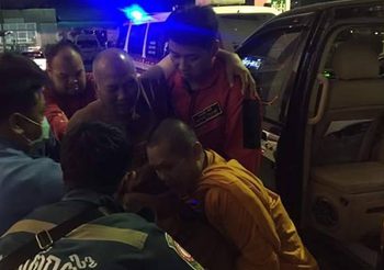 หลวงพ่ออลงกต ปลอดภัยแล้ว หลังประสบอุบัติเหตุรถชน ที่ลพบุรี