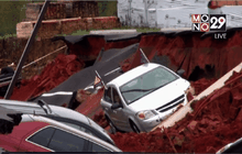 ลานจอดรถในสหรัฐฯ ถล่ม