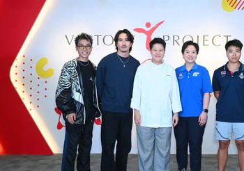 “กาน-เฟย” ทัวร์แคนทีนนักกีฬา “Ajinomoto Victory Canteen” ดวลเกมสุดมันกับนักกีฬาดาวรุ่ง ส่งกำลังใจเคาท์ดาวน์ซีเกมส์ 2025