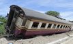 ล่ามือดีถอดน็อต-จานรอง รถไฟพลิกคว่ำที่ชะอำ