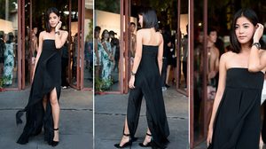 สายป่าน อภิญญา กับ ชุดเดรสสีดำ เรียบ หรู ดูดี แอบเซ็กซี่เล็กๆ