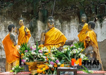 ขอพรการงาน เปิดทางชีวิต วัดมะขามโพลง วัดดัง อยุธยา