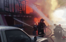 เพลิงไหม้ตลาดปากน้ำ จ.สมุทรปราการ