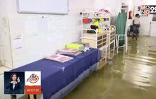 ปลาว่ายในห้องไอซียู หลังน้ำท่วมโรงพยาบาลในอินเดีย