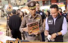 ตร.ลุยรวบผู้ค้าแก๊สหัวเราะย่านข้าวสาร