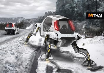 Elevate Concept รถหุ่นยนต์ ขับได้ เดินได้ ปีนได้ นวัตกรรมเพื่อกู้ภัย มนุษยชาติ