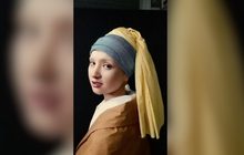 สาวจีนโชว์แต่งหน้าแปลงโฉมเป็น “โมนาลิซา”