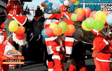 ช้างแต่งซานตาคลอสสร้างสีสันรับคริสต์มาส