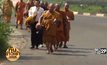 คณะสงฆ์ 120 รูป เดินธรรมยาตรา ถวายเป็นพระราชกุศล