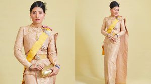 พระองค์หญิงสิริวัณณวรีฯ ทรงฉลองพระองค์ไทยศิวาลัย เสด็จในขบวนพยุหยาตราทางชลมารค