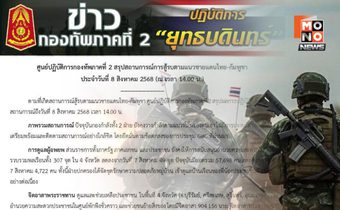 “ทภ.2” ขอปชช.เฝ้าระวัง ชี้ สถานการณ์ชายแดนไทย-กัมพูชา ยังไม่เข้าสู่ภาวะปกติ