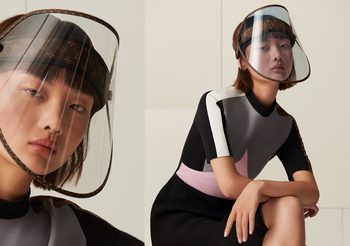 สวยแพง! “เฟซชิลด์” Louis Vuitton เปิดตัวราคาสามหมื่น เปลี่ยนสี-กันแดด-ใส่เป็นหมวกได้