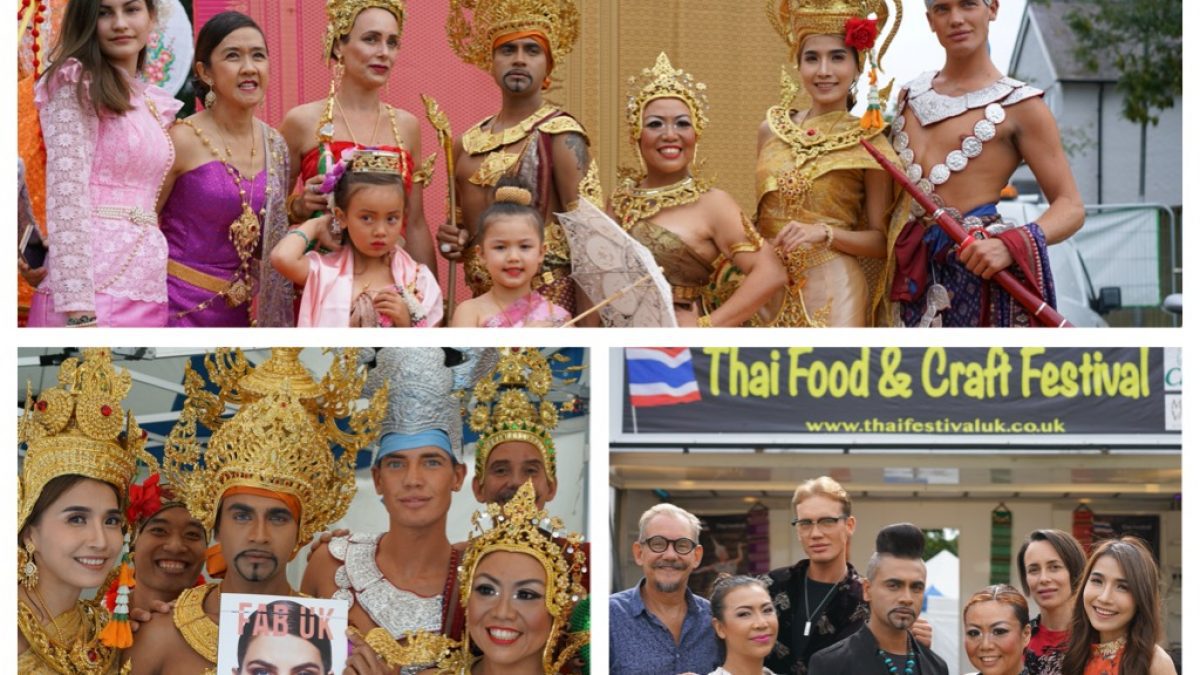 เทศกาลงานไทยที่จัดขึ้นปีละ1ครั้งในประเทศอังกฤษ ชุดไทย โดย ดีไซน์เนอร์ไทย คุณ ตั๊ก