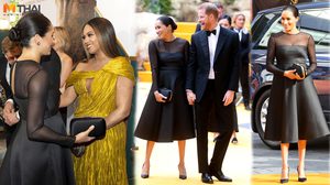 เรียบหรูสง่างาม ดยุคและดัชเชสแห่งซัสเซ็กซ์ จัดลุคสุดแกลมชม  เดอะ ไลอ้อน คิง