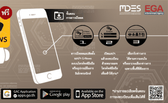 5 แอปพลิเคชั่นแนะนำจากสำนักงานรัฐบาลอิเล็กทรอนิกส์ (องค์กรมหาชน)