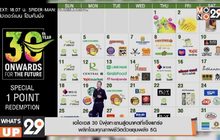 เอไอเอส 30 ปีพุ่งทะยานสู่อนาคตที่แข็งแกร่ง  พลิกโฉมคุณภาพชีวิตด้วยขุมพลัง 5G