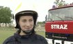 เด็กหญิงนักผจญเพลิงในโปแลนด์