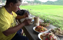 ส้มตำห้อยขา ราคาหลักสิบชมวิวหลักล้าน