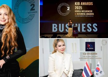 “คุณธัญรัศม์ จิรฐิติเกียรติ” ผู้บริหาร C2 Vitamin ส่งตัวแทนบินตรงสู่ประเทศเกาหลีใต้ รับรางวัลระดับเอเชียในงาน KIB Awards 2025