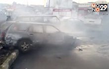 ​รถบรรทุกน้ำมันระเบิดบนถนนในไนจีเรีย