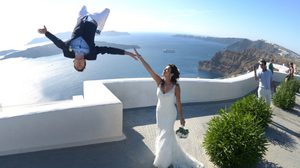 เมื่อหนุ่มฟรีรันนิ่ง แต่งงานกับ สาวโยคะ ภาพพรีเวดดิ้ง จึงได้ท่ายากแบบนี้!!