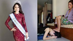 กตัญญูสตรองมาก! น้ำเพชร สุณัณณิการ์ ให้แม่เหยียบหัวเจิม สิริมงคล ก่อนประกวด Miss Bikini Universe 2015