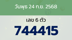 หวยลาว งวดวันพุธ 24 กันยายน 2568