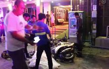 รถทัวร์จีนเบรคแตกพุ่งชนจยย.เสียชีวิต 1 คน