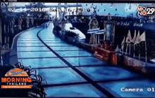 เรือสินค้าชนสนั่นสันเขื่อน จ.สมุทรปราการ