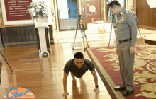 บุตรชาย ผบ.ตร.โชว์วิดพื้น