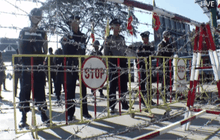 ชาวเมียนมาประท้วงคำตัดสินคดีเกาะเต่า