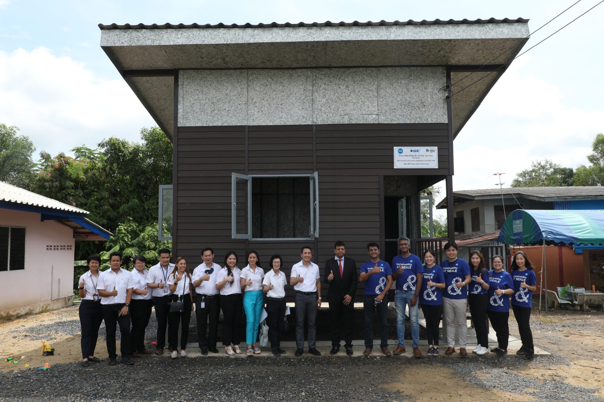 P&G Thailand จับมือ GC และ Habitat for Humanity สร้างบ้านจากวัสดุ Upcycling หลังแรกของไทย