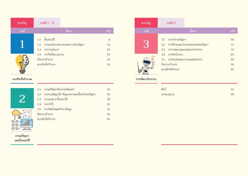 ตัวอย่าง หนังสือแบบเรียน เทคโนโลยี (วิทยาการคำนวณ) ม.4 ตัวอย่าง หนังสือแบบเรียน เทคโนโลยี (วิทยาการคำนวณ) ม.4