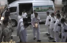 อัญเชิญไฟหลวงพระราชทาน จ.กาญจนบุรี