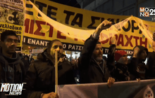 ผู้อพยพในกรีซประท้วง