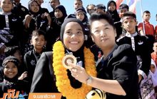 จัดพิธีต้อนรับ นักกีฬาปันจักสีลัตเหรียญทองซีเกมส์