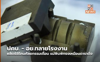 ปคบ. – อย.ทลายโรงงานผลิตซิลิโคนศัลยกรรมเถื่อน แม่พิมพ์ทรงเหมือนดาราดัง