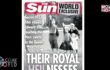 สั่งตรวจสอบที่มาภาพควีนอังกฤษทำท่านาซี