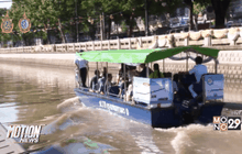 ทดลองเดินเรือคลองผดุงฯวันที่สอง