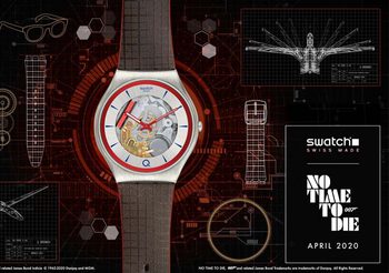 SWATCH เปิดตัว “Q Watch” นาฬิกาลิมิเต็ดเอดิชั่นคู่กายสายลับ Q บนภาพยนตร์เจมส์ บอนด์แห่งปี 2020