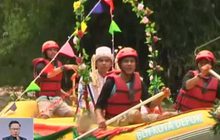 ล่องเรือแต่งงานรณรงค์รักษาสิ่งแวดล้อมในอินโดฯ