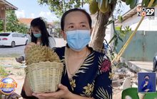 ถูกใจลูกค้า ขายทุเรียนยกเข่ง 200 บาท กินคนเดียวก็หมด