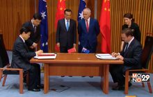 จีน-ออสเตรเลีย จับมือขยายเขตการค้าเสรี