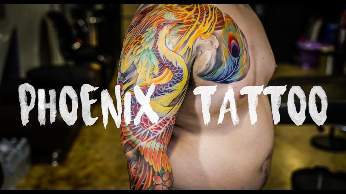 Phoenix tattoo รอยสักนกฟีนิกซ์ใช้เวลานานถึง 2 ปี