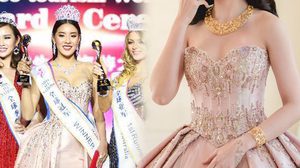 สแปม สวมชุดปักคริสตัล 40,000 เม็ด คว้ามงกุฎ Miss All Nations 2017