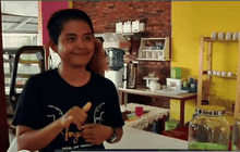 ร้านกาแฟเพื่อผู้บกพร่องทางการได้ยินในอินโดนีเซีย